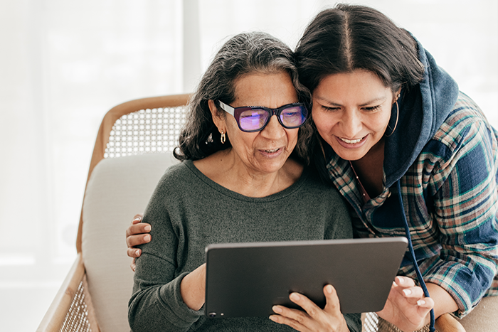 Helping senior mom plan