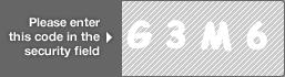 captcha code for visual authentication  letter G number 3 letter M number 6