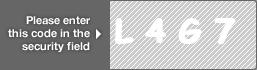 captcha code for visual authentication  letter L number 4 letter G number 7