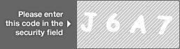 captcha code for visual authentication  letter J number 6 letter A number 7
