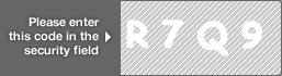 captcha code for visual authentication  letter R number 7 letter Q number 9