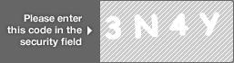 captcha code for visual authentication  number 3 letter N number 4 letter Y