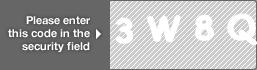 captcha code for visual authentication  number 3 letter W number 8 letter Q