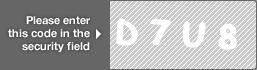 captcha code for visual authentication  letter D number 7 letter U number 8