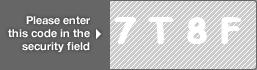 captcha code for visual authentication  number 7 letter T number 8 letter F