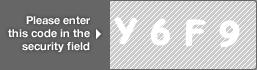 captcha code for visual authentication  letter Y number 6 letter F number 9