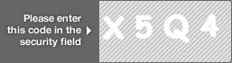 captcha code for visual authentication  letter X number 5 letter Q number 4