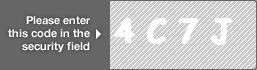 captcha code for visual authentication  number 4 letter C number 7 letter J