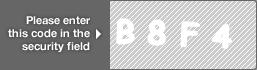 captcha code for visual authentication  letter B number 8 letter F number 4