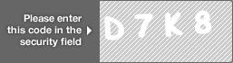 captcha code for visual authentication  letter D number 7 letter K number 8