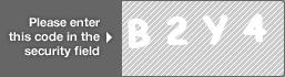 captcha code for visual authentication  letter B number 2 letter Y number 4