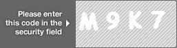 captcha code for visual authentication  letter M number 9 letter K number 7