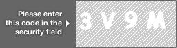 captcha code for visual authentication  number 3 letter V number 9 letter M