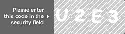 captcha code for visual authentication  letter U number 2 letter E number 3