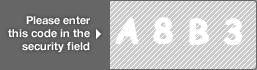 captcha code for visual authentication  letter A number 8 letter B number 3