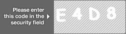 captcha code for visual authentication  letter E number 4 letter D number 8