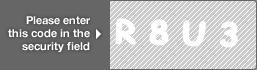 captcha code for visual authentication  letter R number 8 letter U number 3