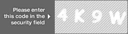 captcha code for visual authentication  number 4 letter K number 9 letter W