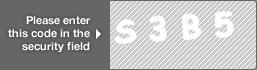 captcha code for visual authentication  letter S number 3 letter B number 5