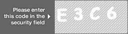 captcha code for visual authentication  letter E number 3 letter C number 6