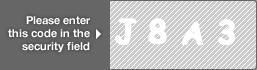 captcha code for visual authentication  letter J number 8 letter A number 3