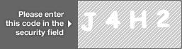 captcha code for visual authentication  letter J number 4 letter H number 2